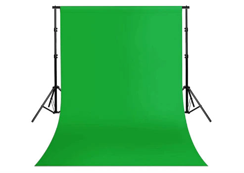 Colorsoft™ Green Screen with Background Stand, 8x10 Ft. Wide Green Backdrop with 9x9 Ft.